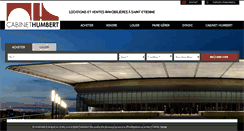 Desktop Screenshot of cabinethumbert.fr