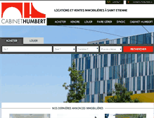 Tablet Screenshot of cabinethumbert.fr